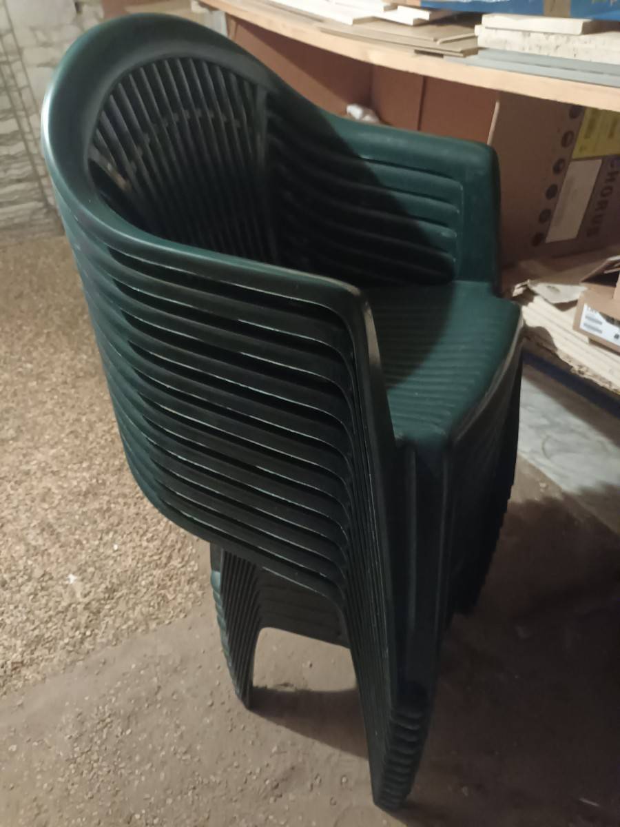 6 fauteuils de jardin