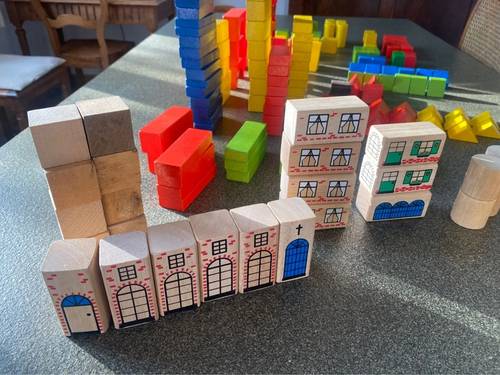 Jeu en bois de 219 pièces