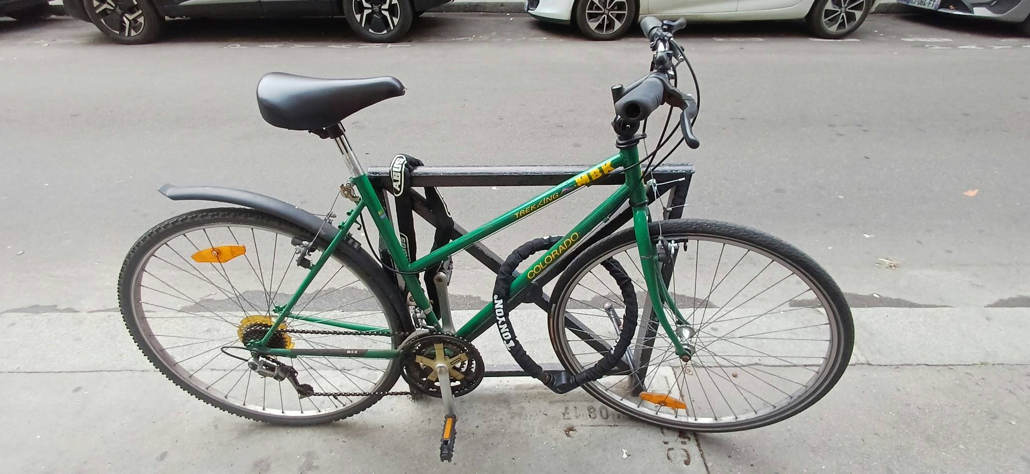 Vends vélo MKB trekking en très bon état (révision octobre 2026)