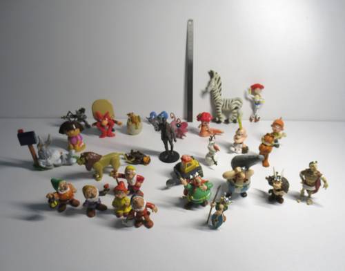 Vends figurines dessins animés, bandes dessinées, Disney, Playmobil