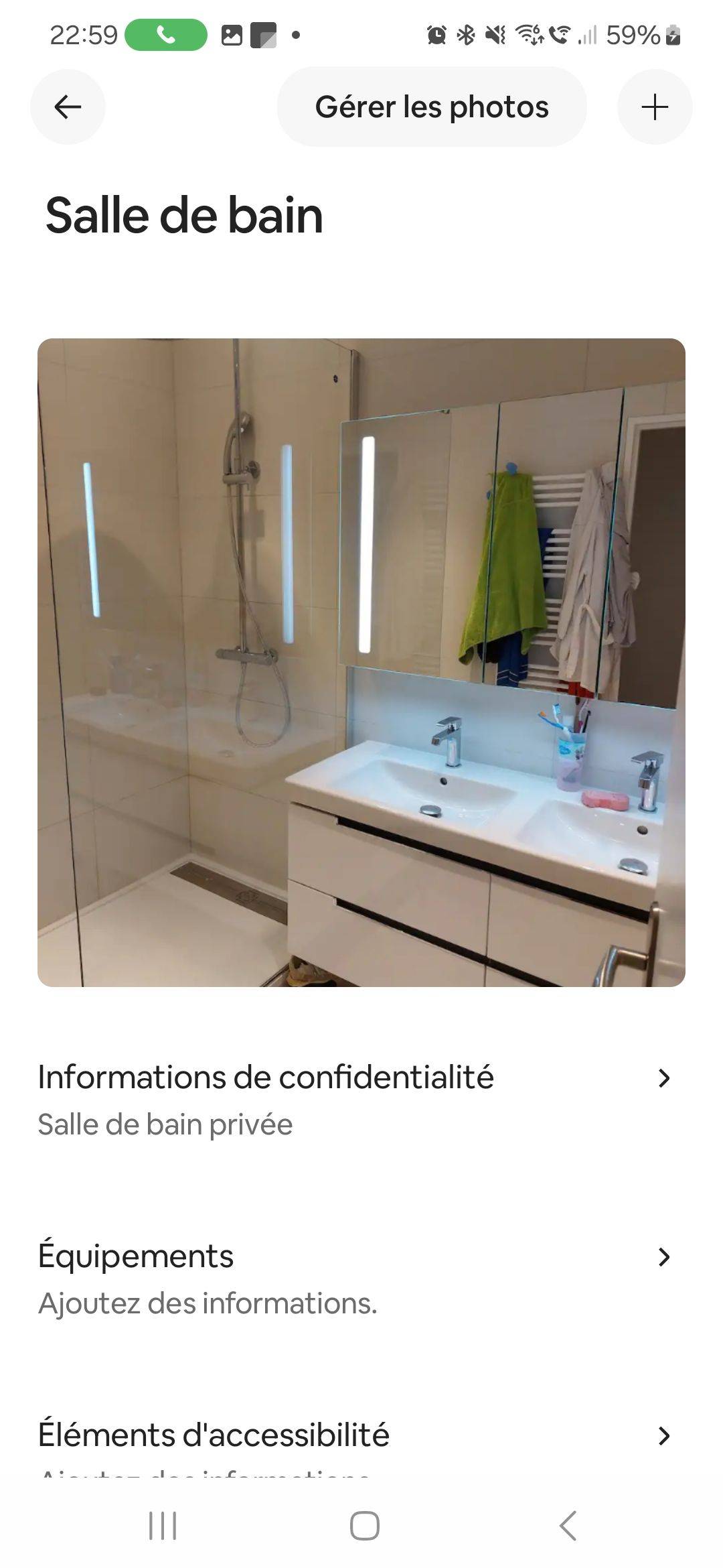 Une photo de l’annonce