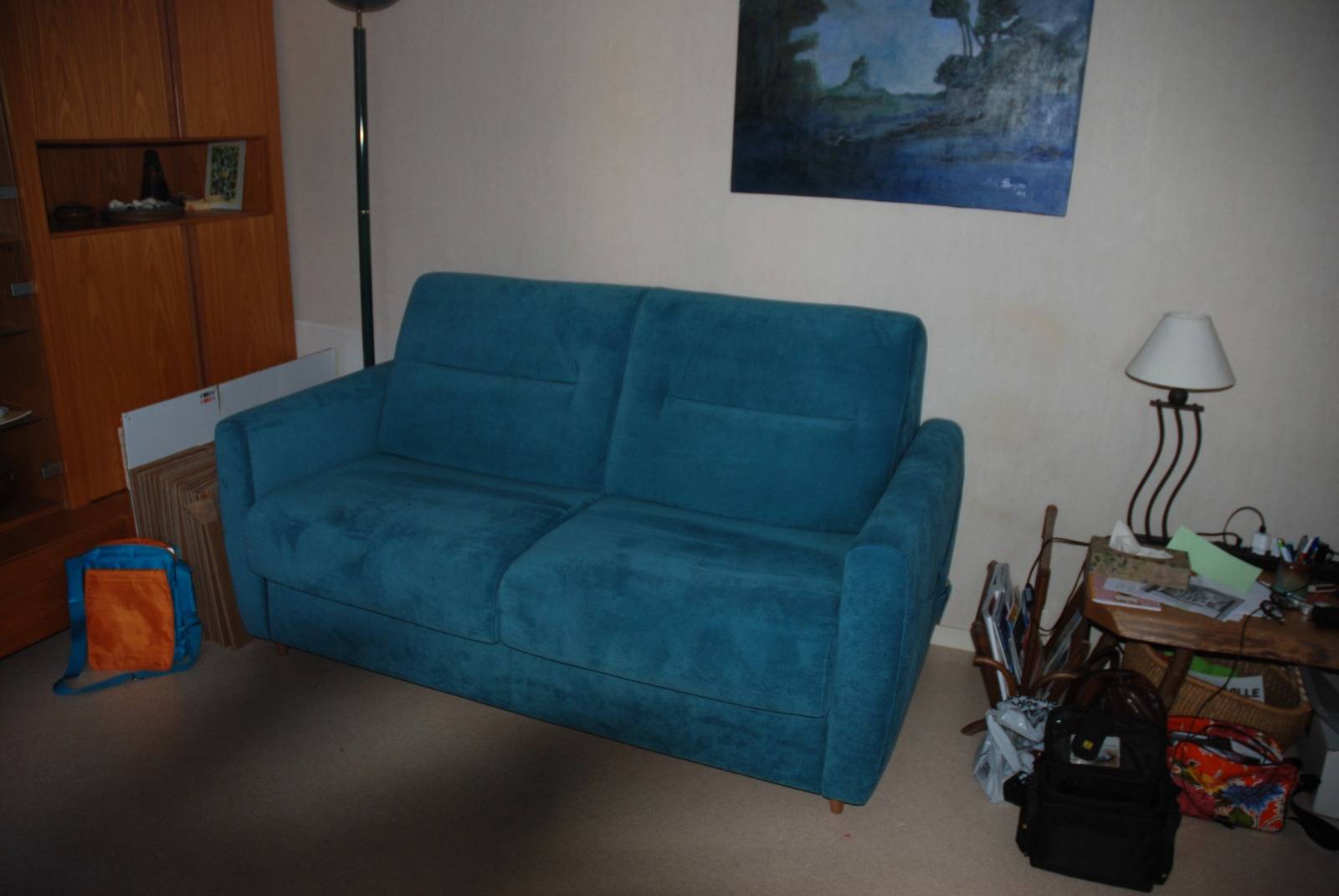 Vends canapé convertible très confortable - presque neuf
