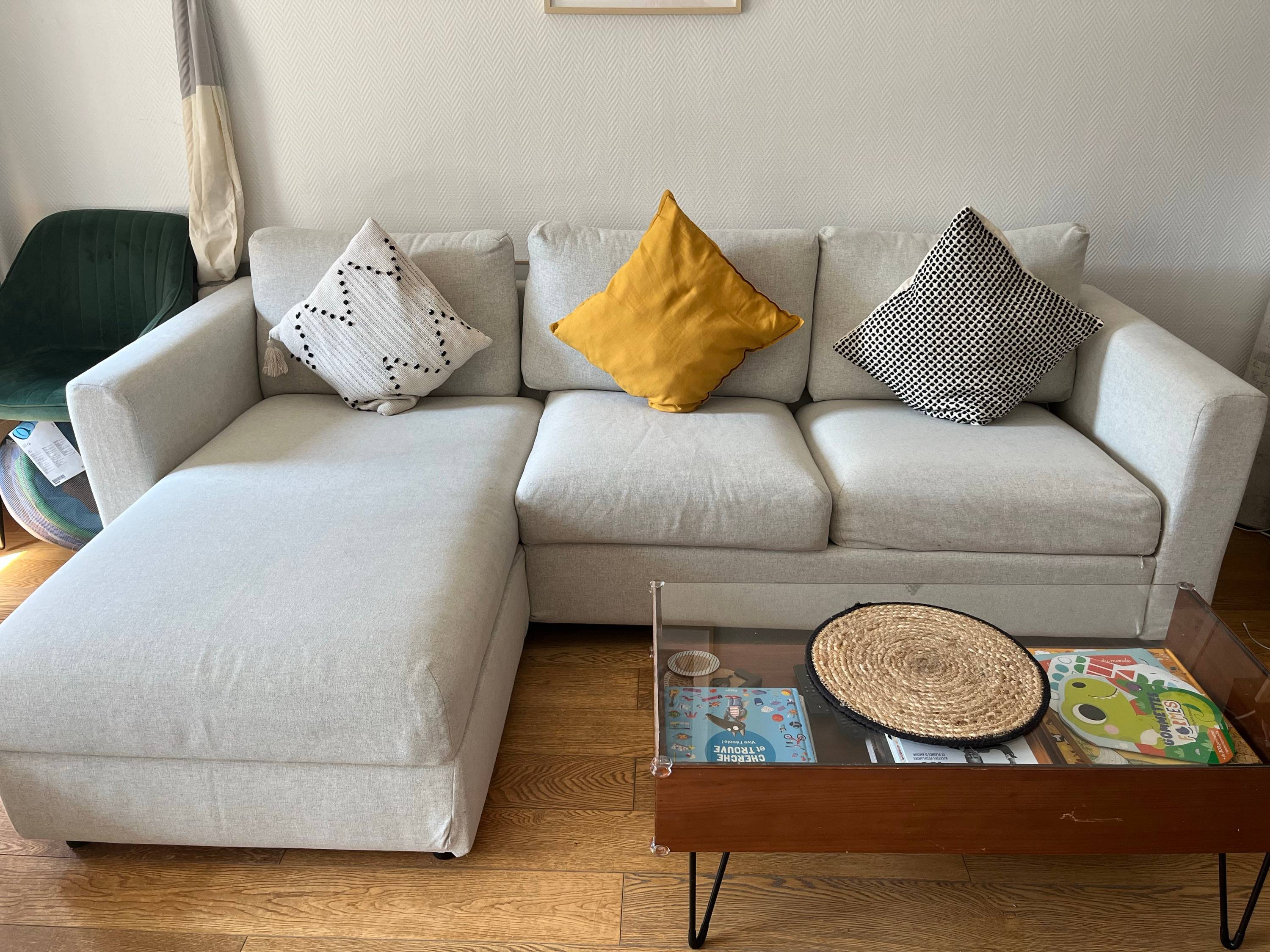 Vends canapé d’angle comfortable en excellent état