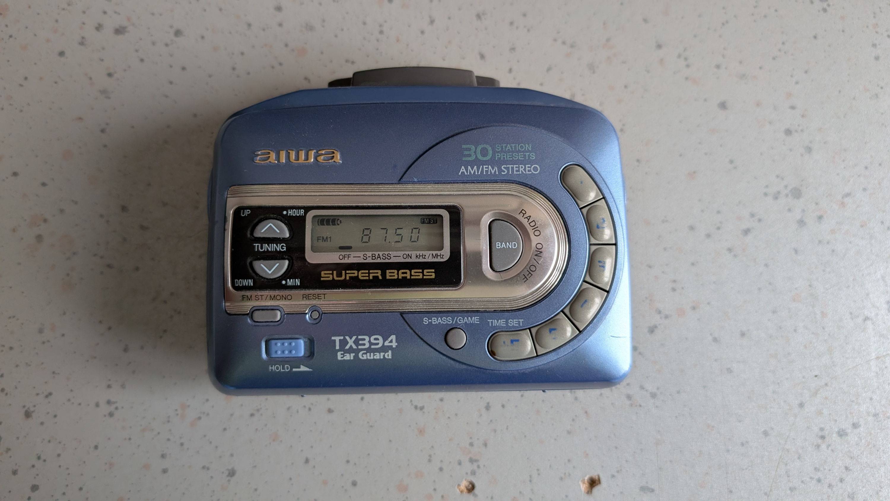 Vends Walkman K7/radio Aiwa HS-TX394