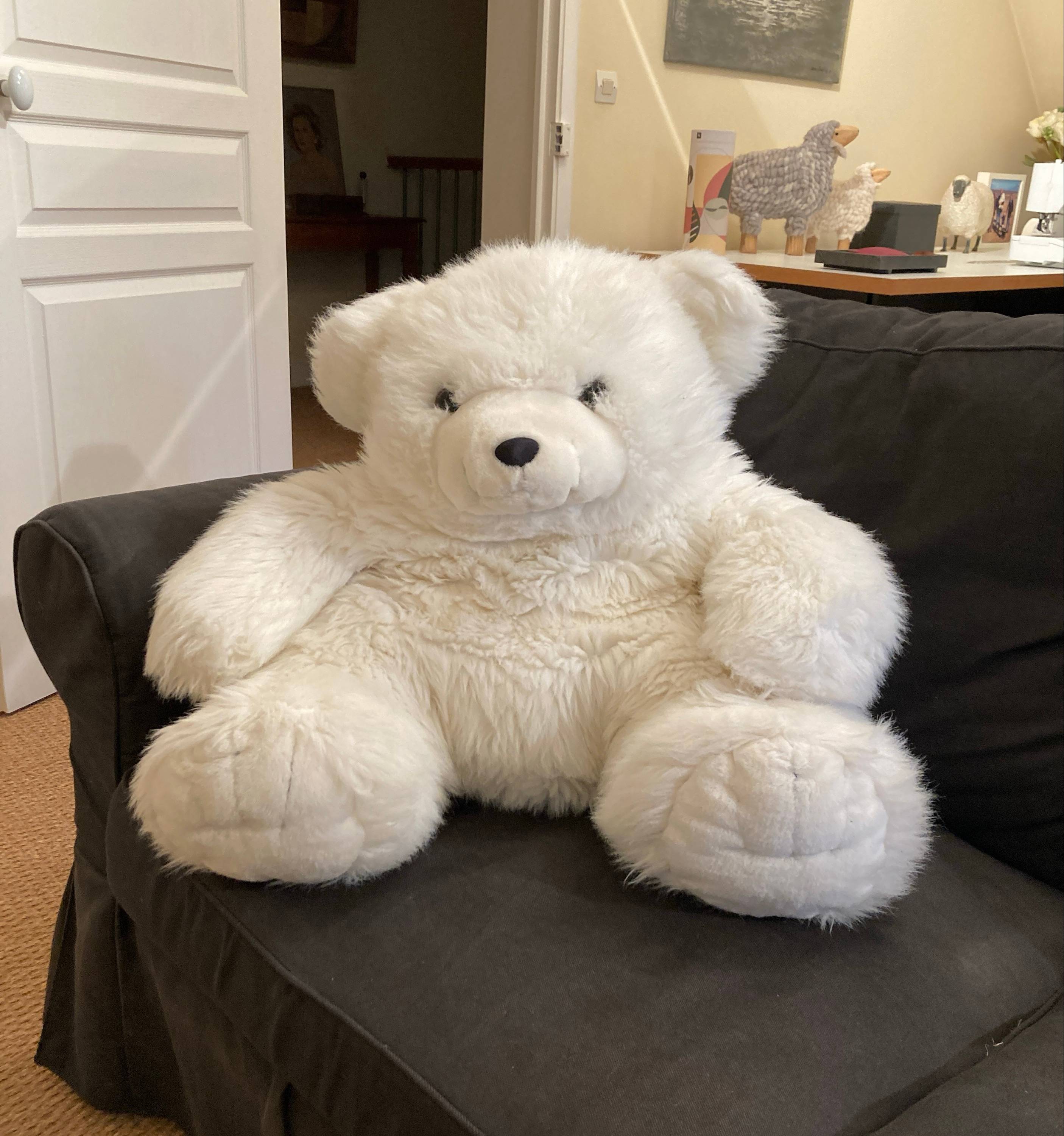 Vends ours blanc peluche maxi