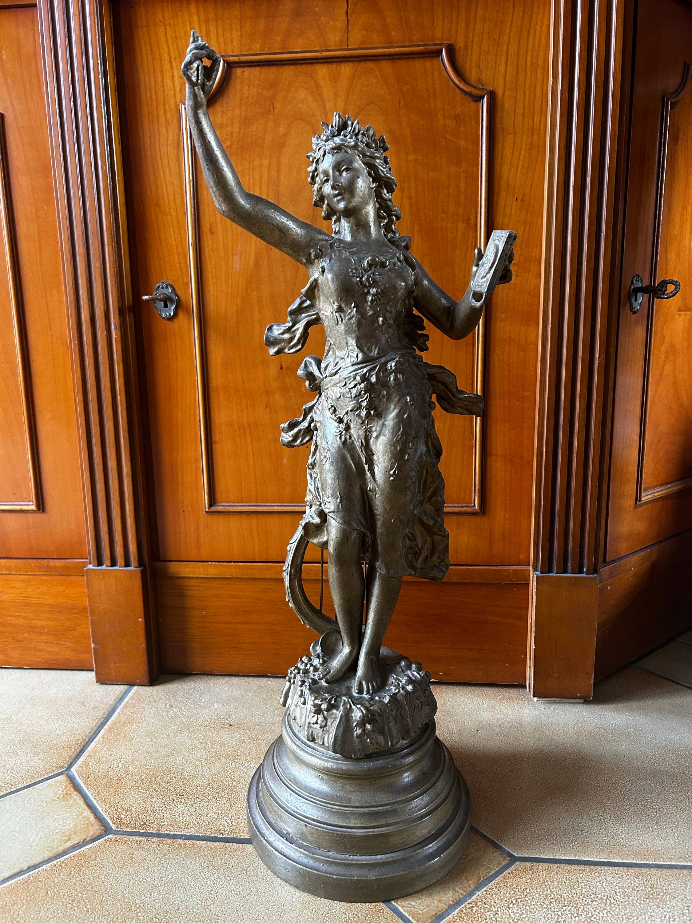 Statue en régule signée Ernest Rancoulet