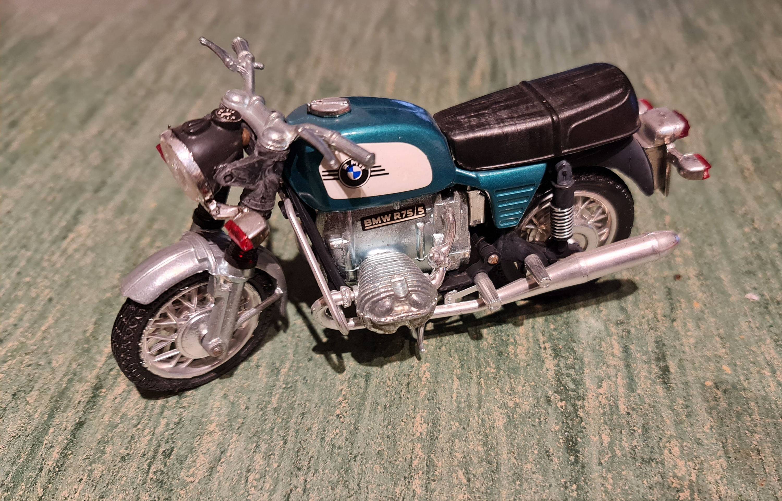 Vends rare BMW R75/5 Polistil métal année 1970