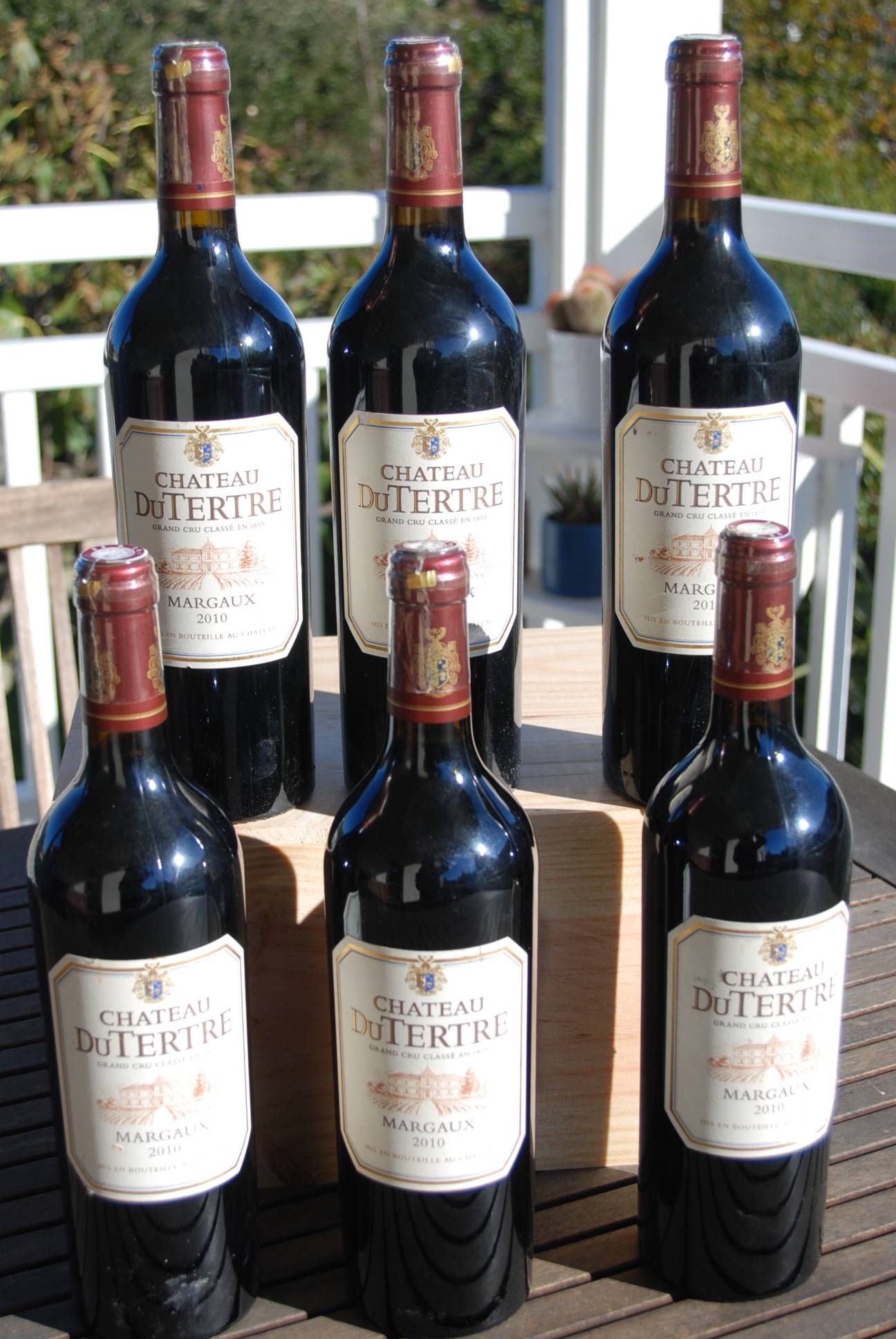 6 bouteilles Margaux Chateau du tertre 2010