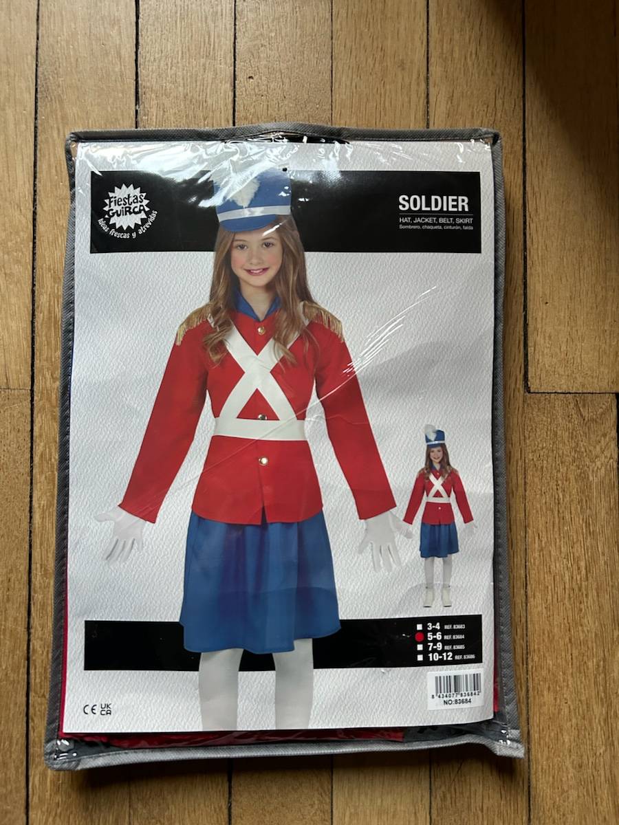 Vends déguisement fille 5-6 ans neuf