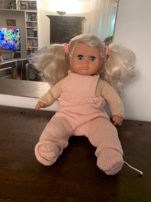 Vends très jolie poupée Corolle, 38 cm, années 90, magnifiques cheveux longs blonds, yeux bleux, très bon état