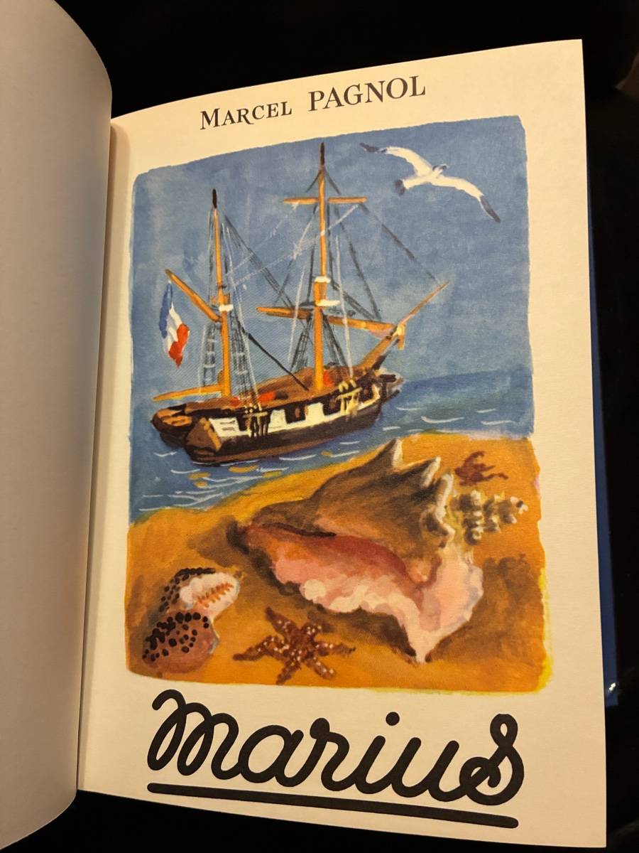 Livre « Marius » de Pagnol 1952 Numéroté Collection Pastel Édition Du Panthéon TBE