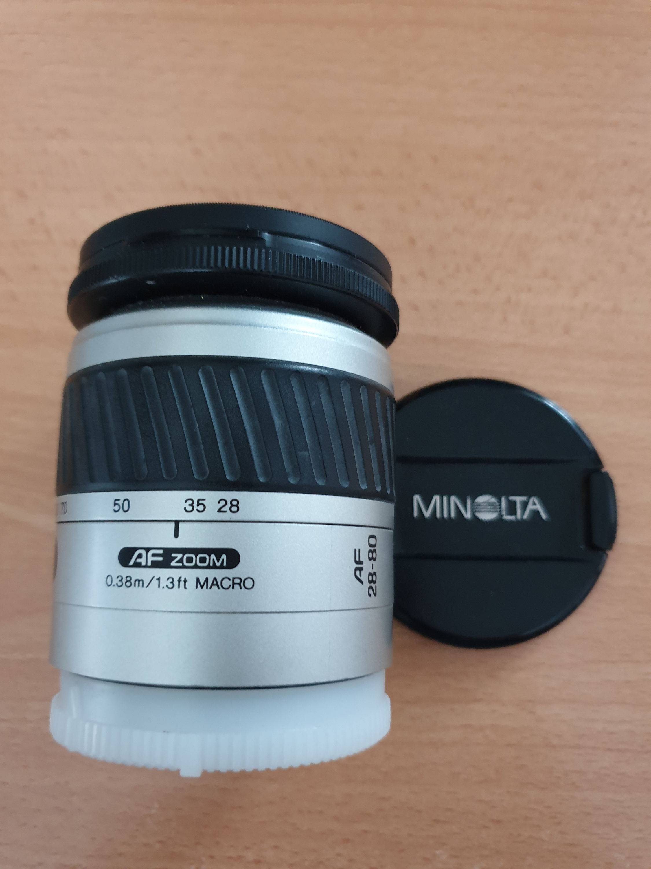 Objectif Minolta AF ZOOM macro 28-80 mm 1h35  (22) - 5.6