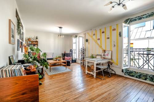 Vends appartement - 44m² - Montmartre vue Tour Eiffel