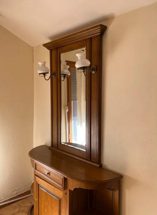 Meuble coiffeuse avec miroir