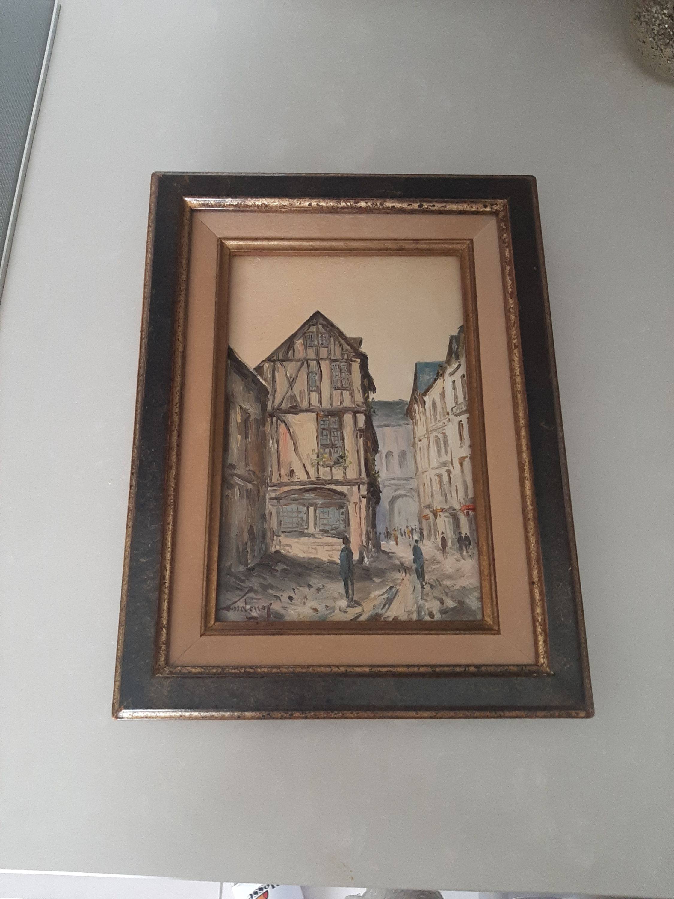Vends tableau : huile du peintre normand André Cordenos