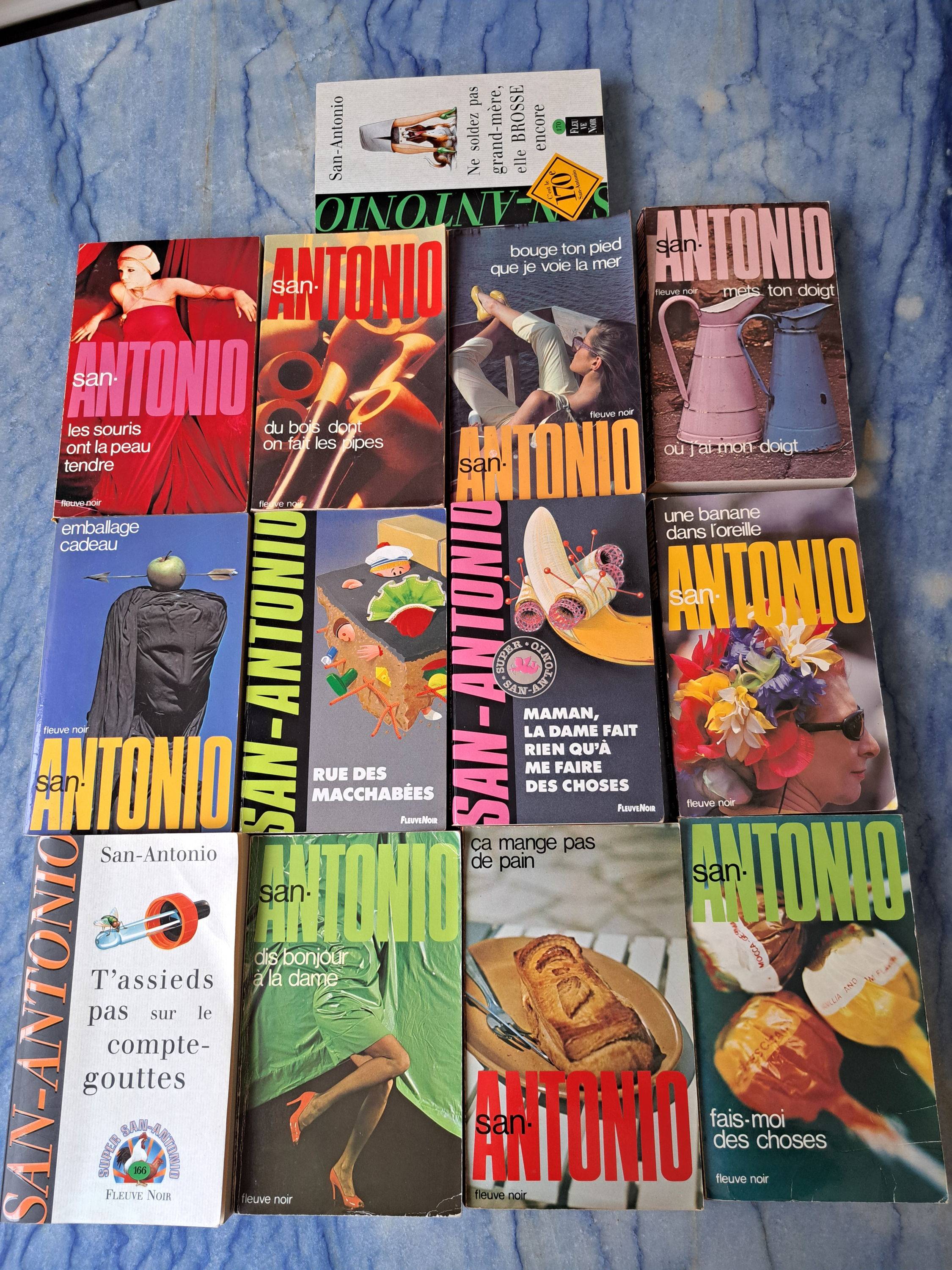 Lot de 13 livres San Antonio
