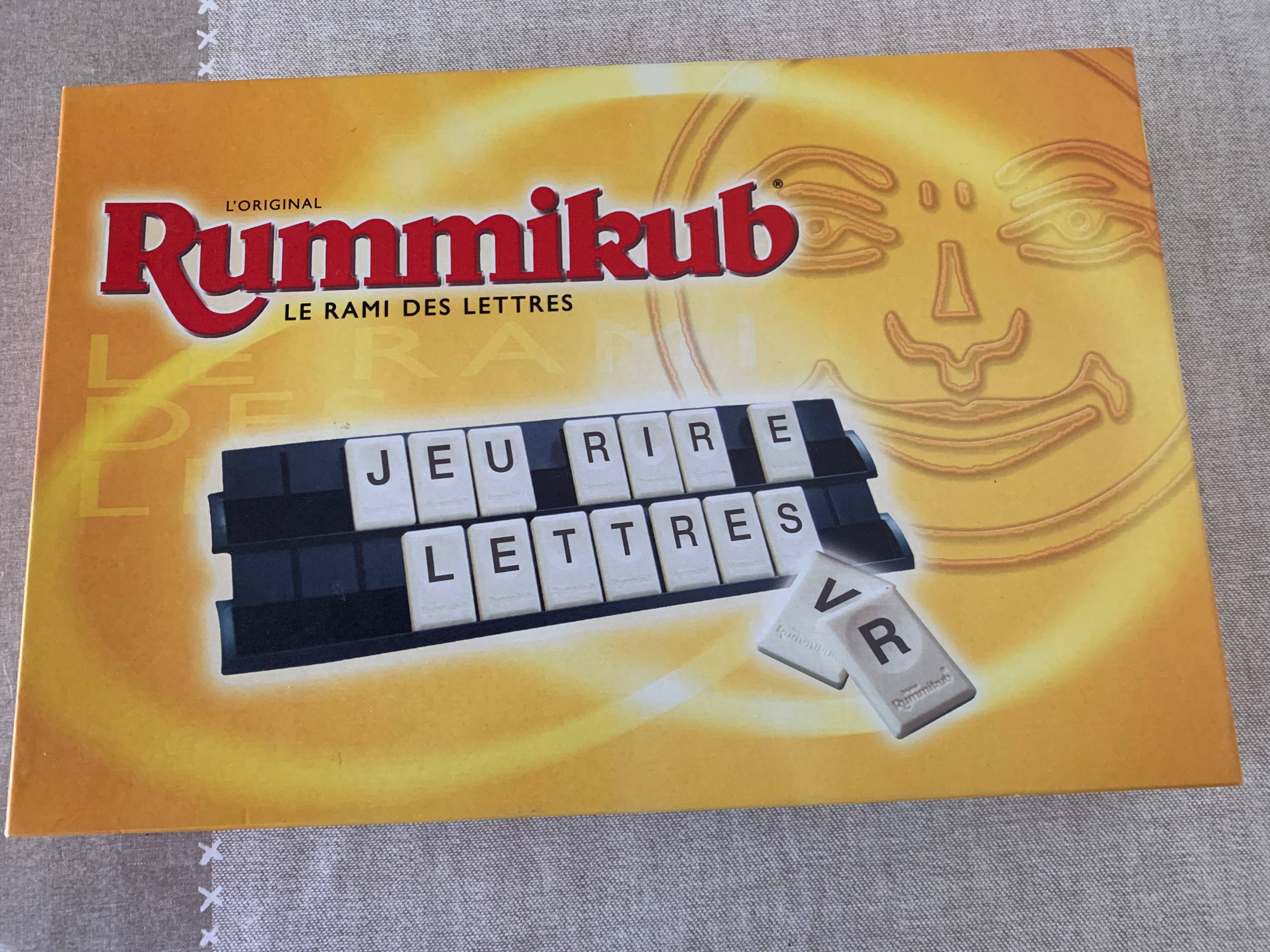 Vends jeu Rummikub Lettres