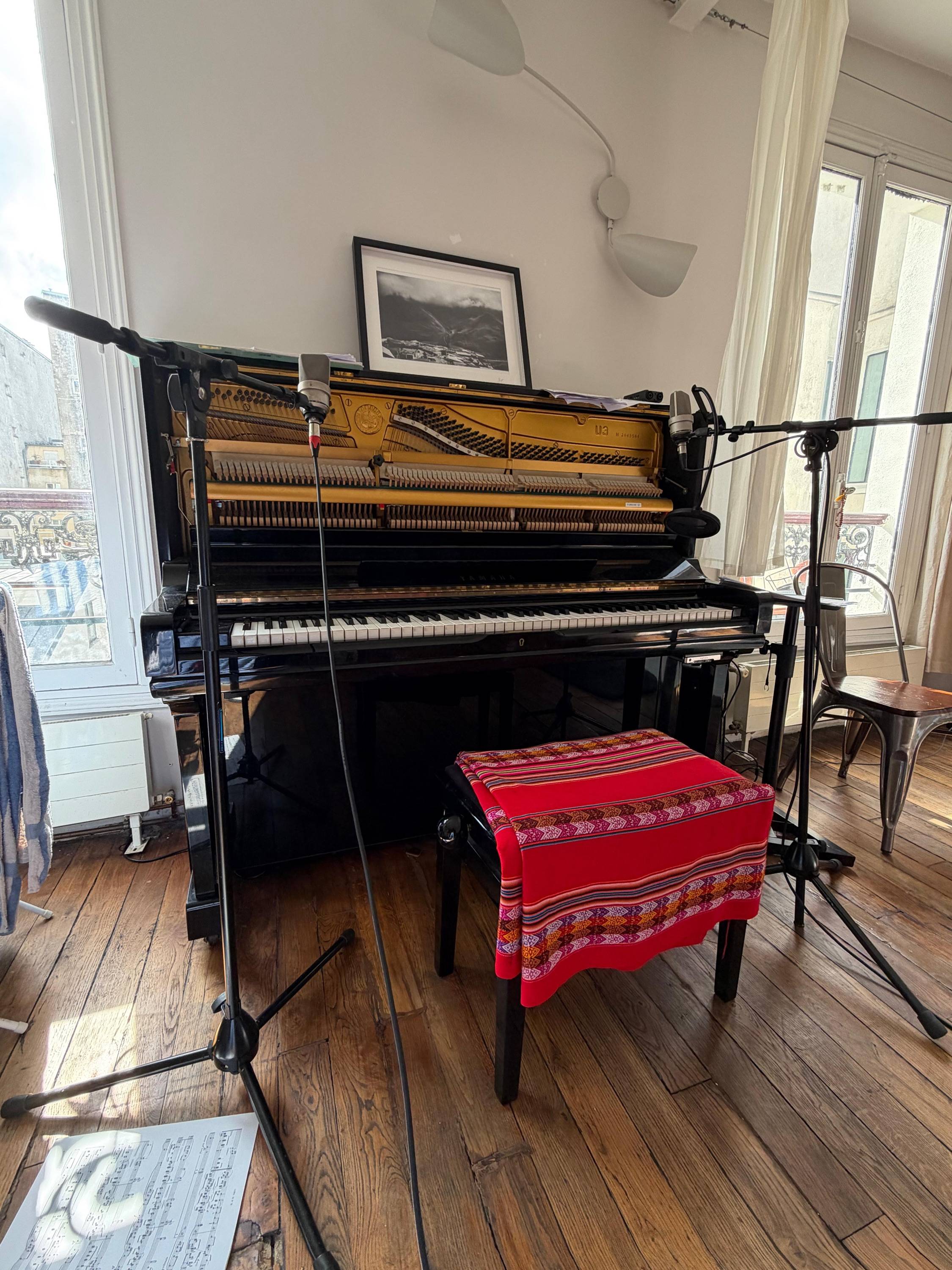 Piano U3 années 70 avec système silent 
