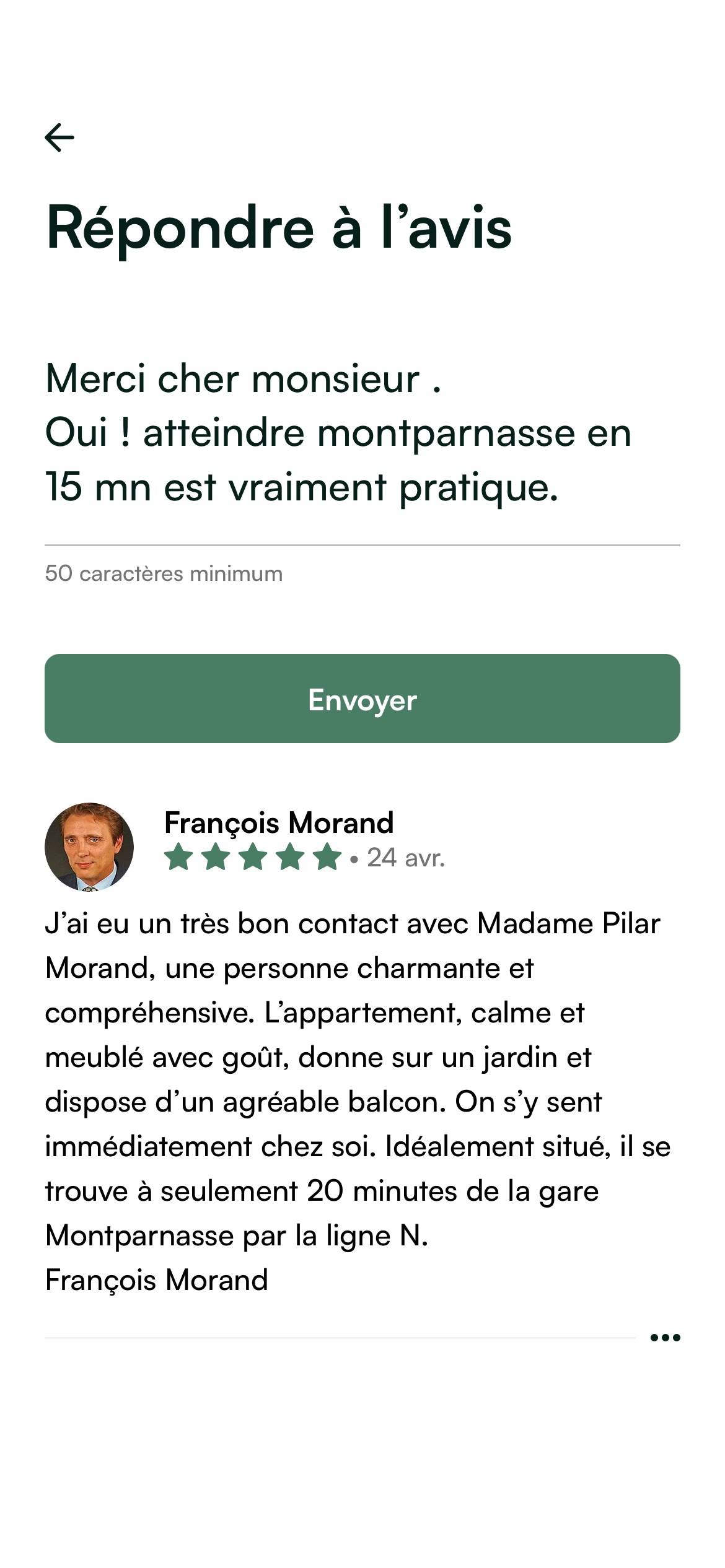 Une photo de l’annonce