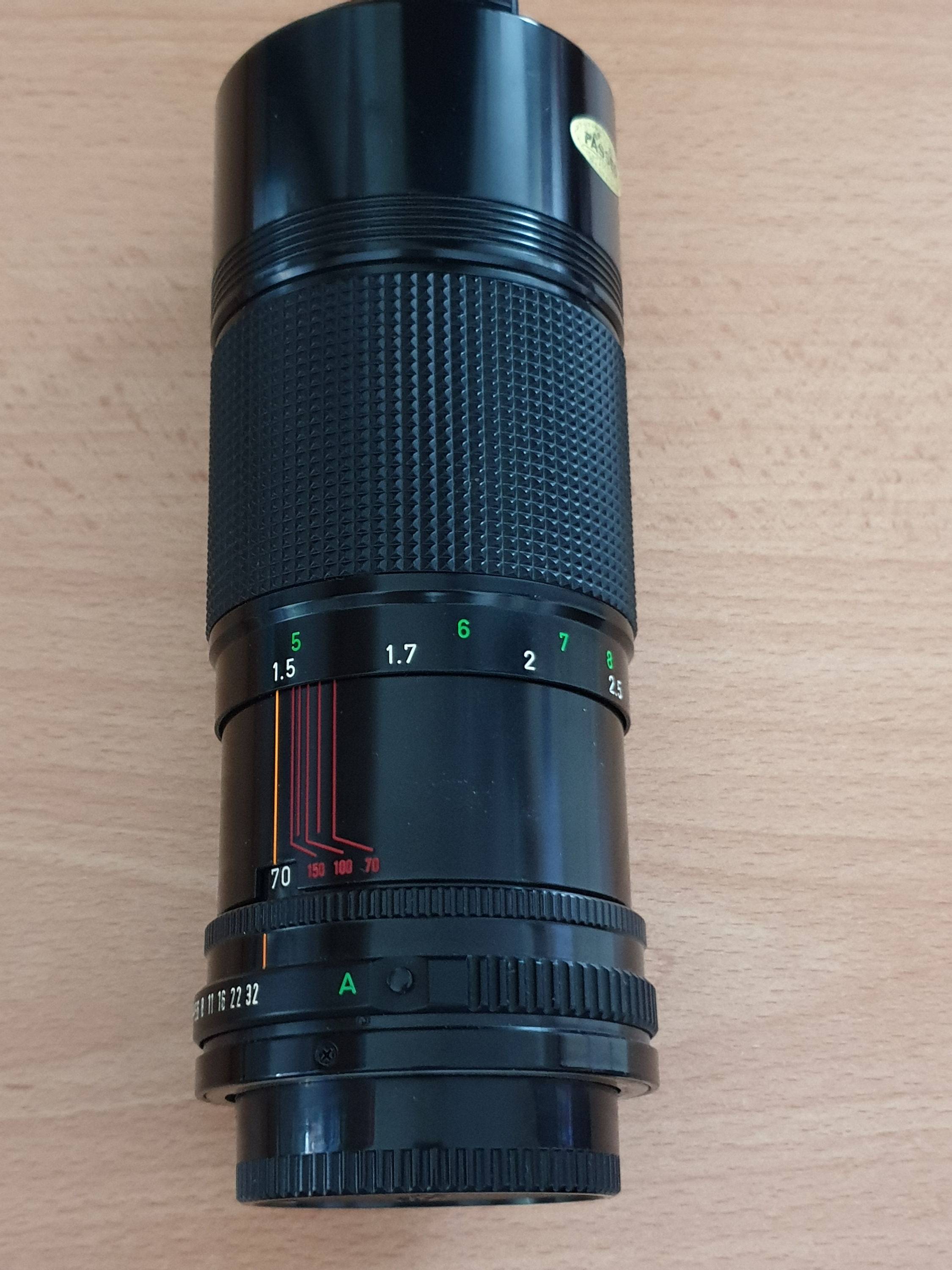 Objectif CANON ZOOM LENS FD 70-150mm 1 : 4.5