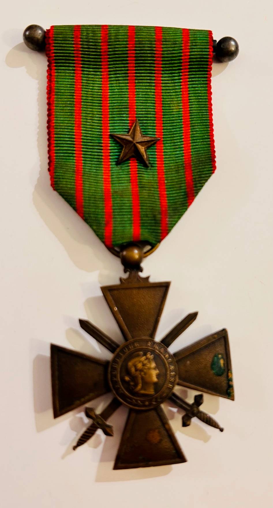 Médaille militaire Croix de guerre 1914-1916 avec 1 étoile