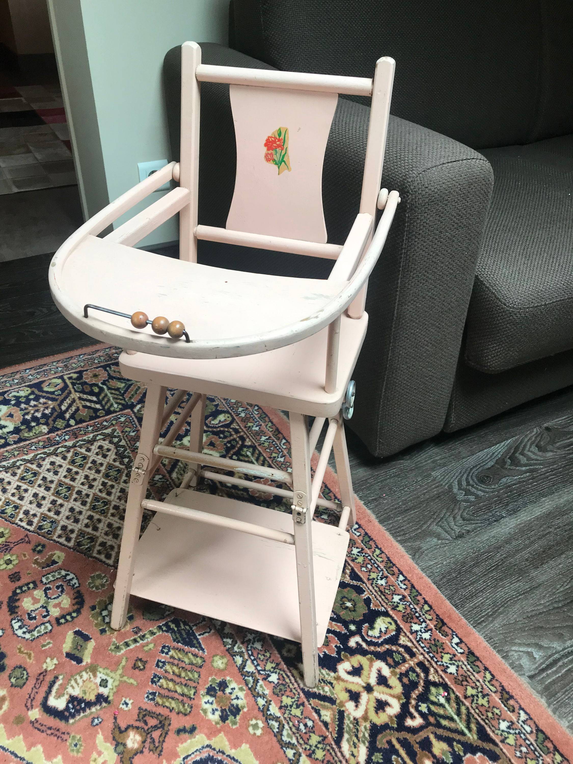 Vends chaise haute poupée