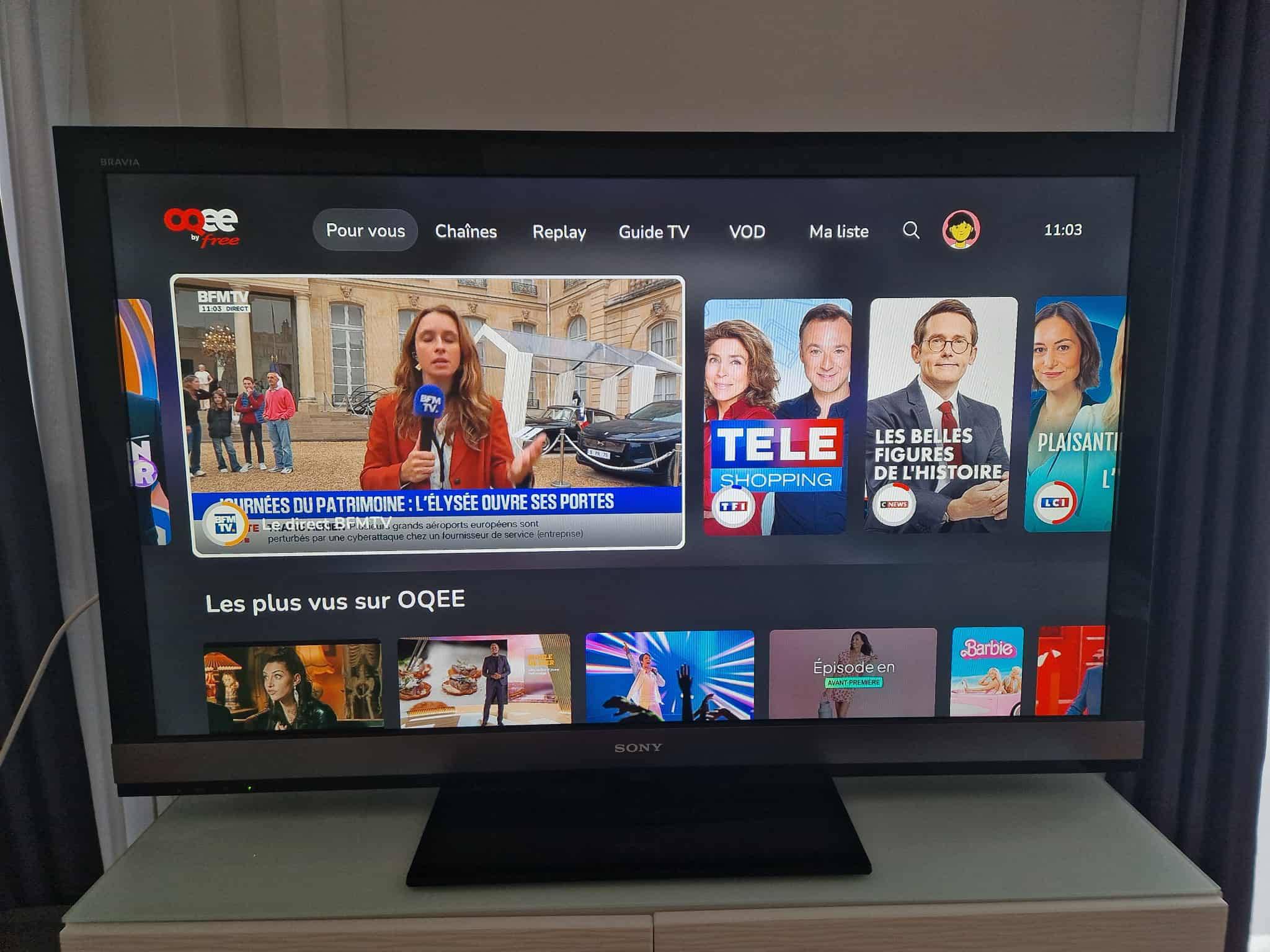 TV Sony KDL 52EX700 52’ ’Bravia - rotation du socle