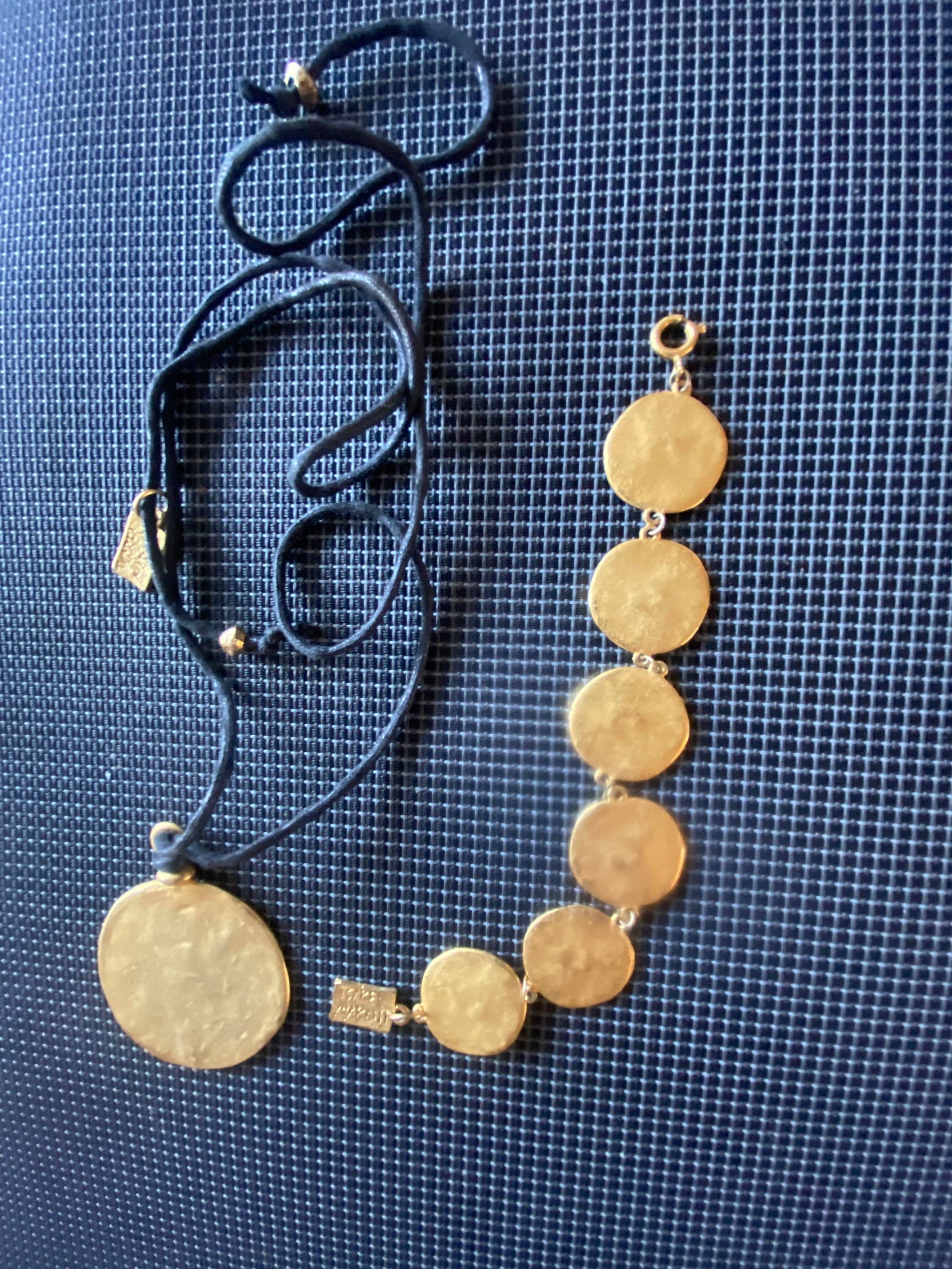 Vends un pendentif et un bracelet assorti Isabel Marant