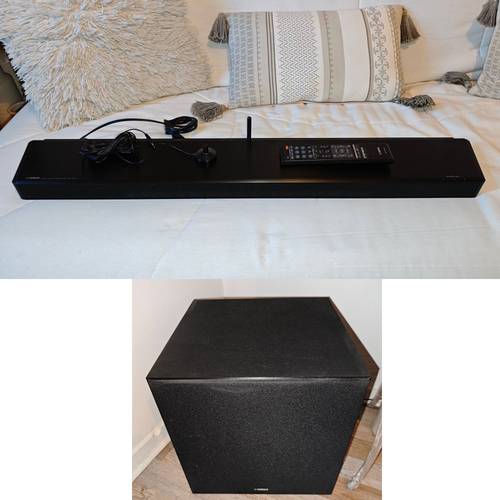Vends barre de son Yamaha YSP2700 avec caisson, télécommande et micro