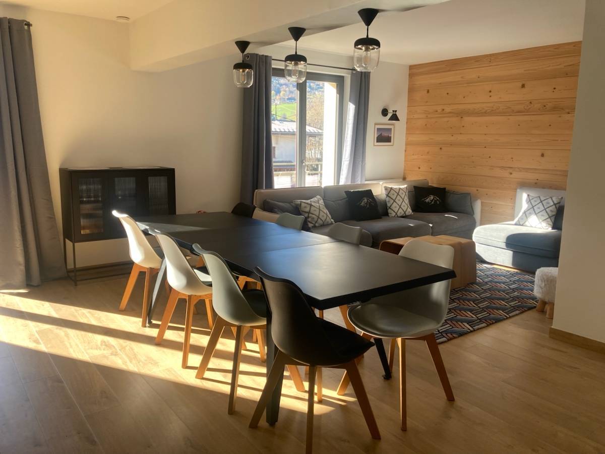 Loue appartement moderne - 4 chambres, 8 couchages - Saint-Gervais-les-Bains centre