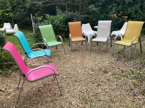 Vends chaises de jardin