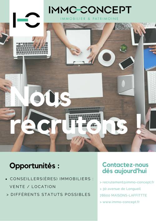 Recrute Conseiller Immobilier H/F