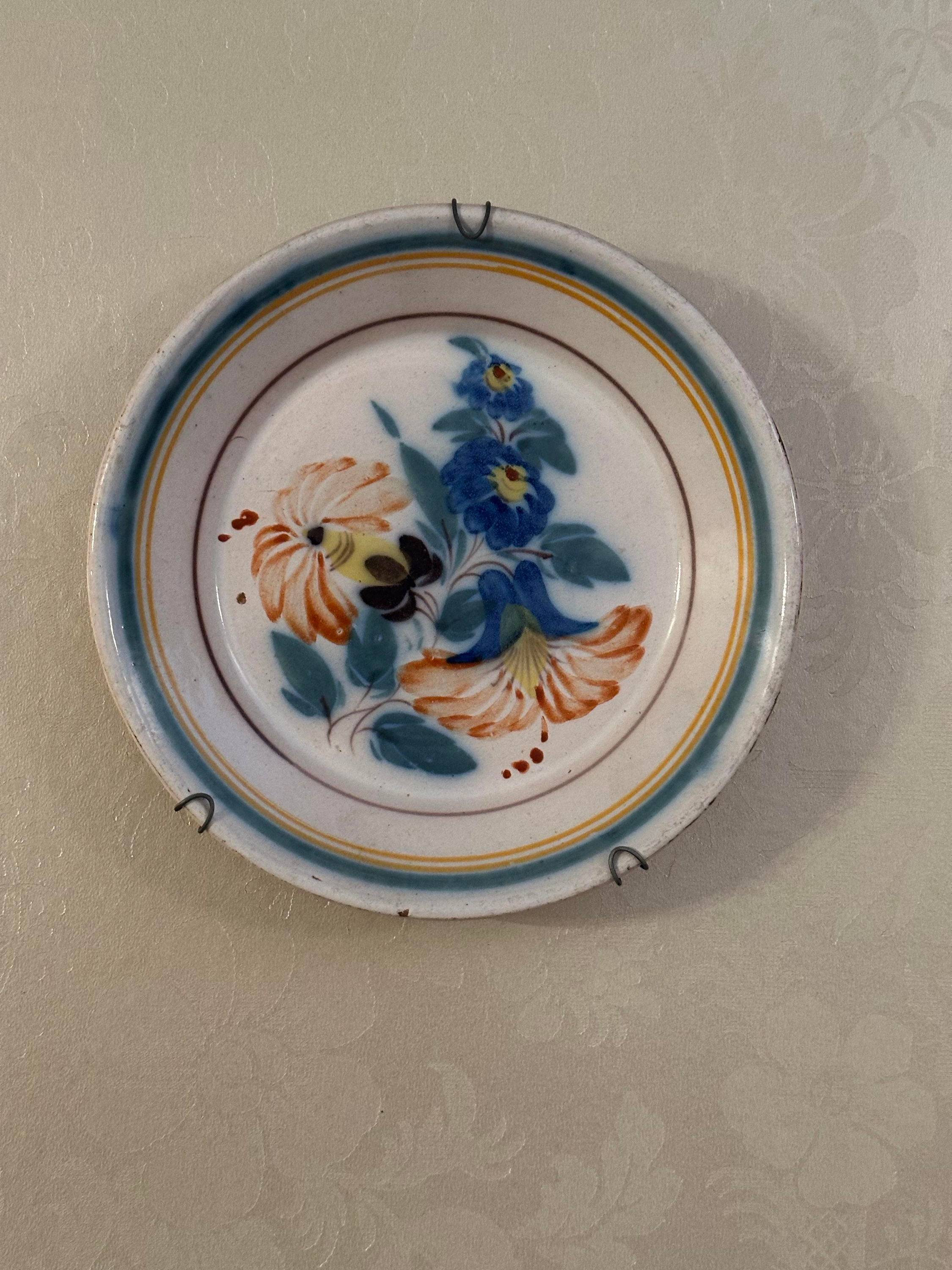 Deux assiettes, fin 19ème siècle