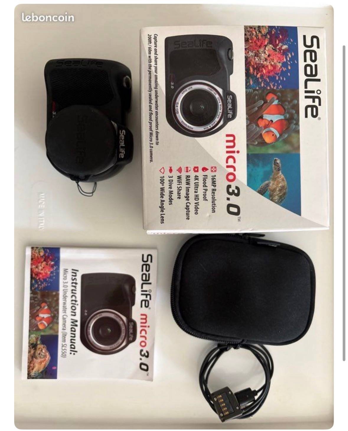 Vends appareil photo pour vidéo et photo sous-marines