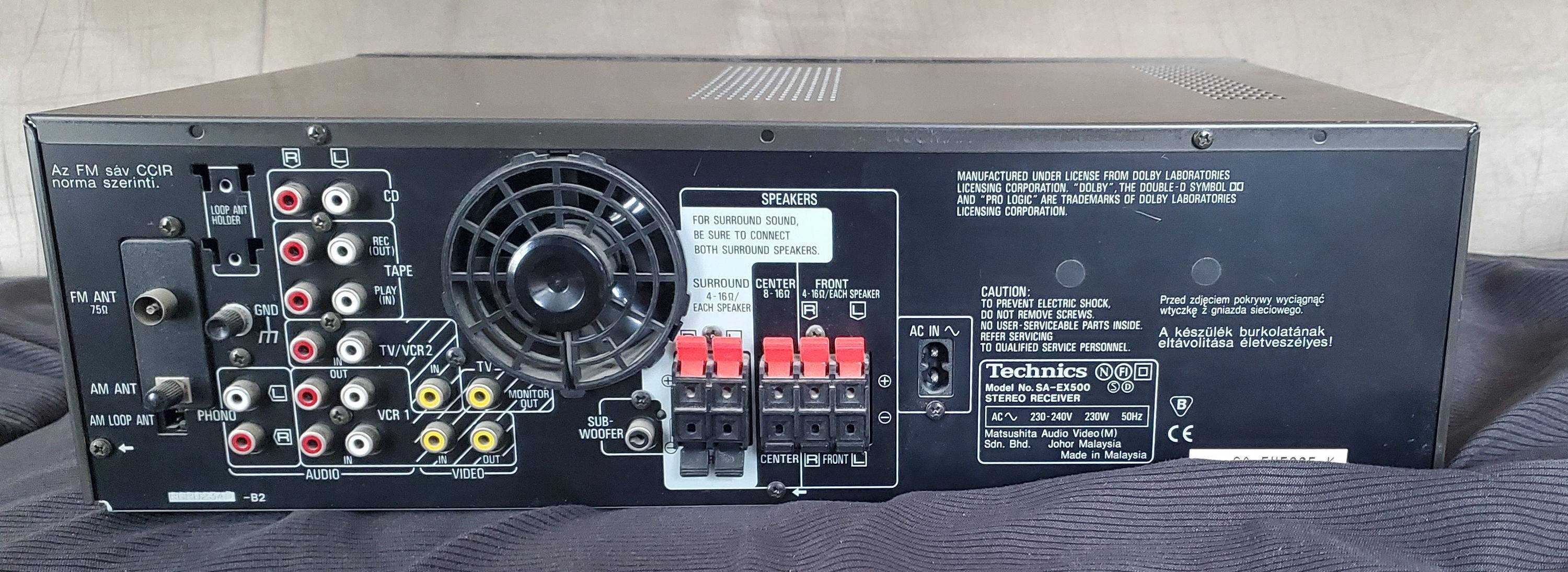 Vends Technics SA EX500 amplificateur récepteur audio vidéo