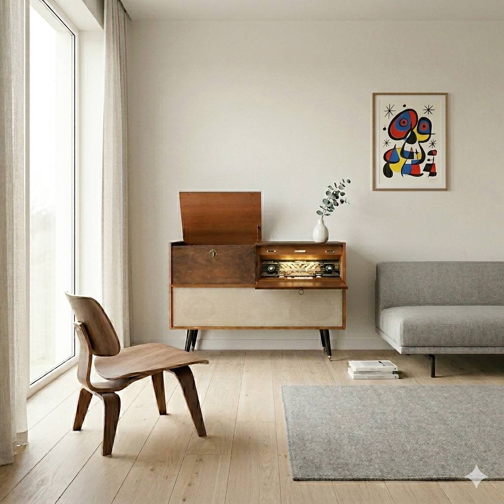 Vends enceinte Bluetooth de salon - ancien meuble TSF vintage Philips de 1963