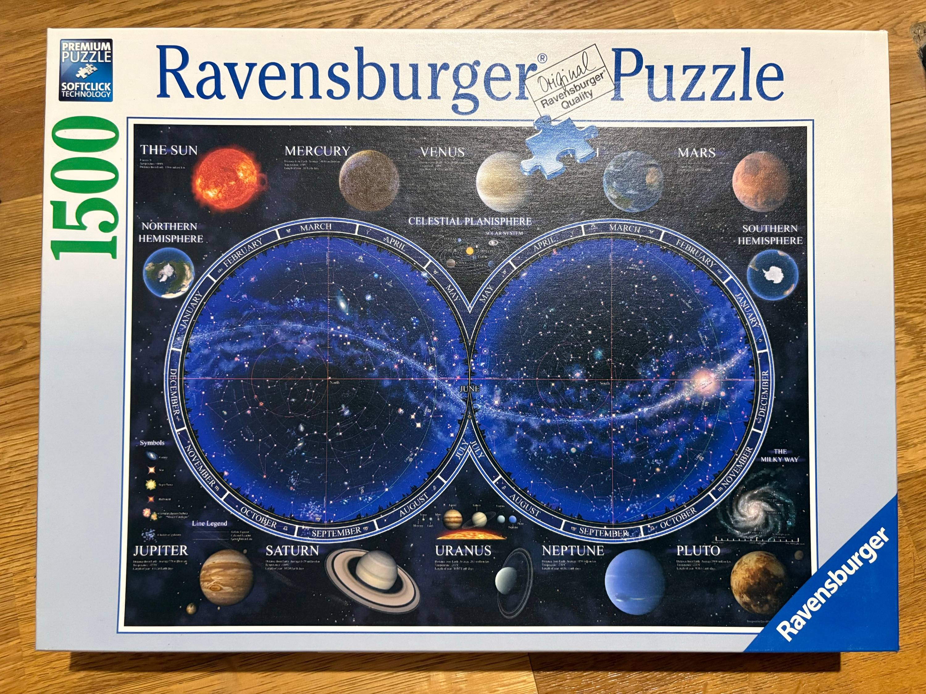Vends puzzle planètes
