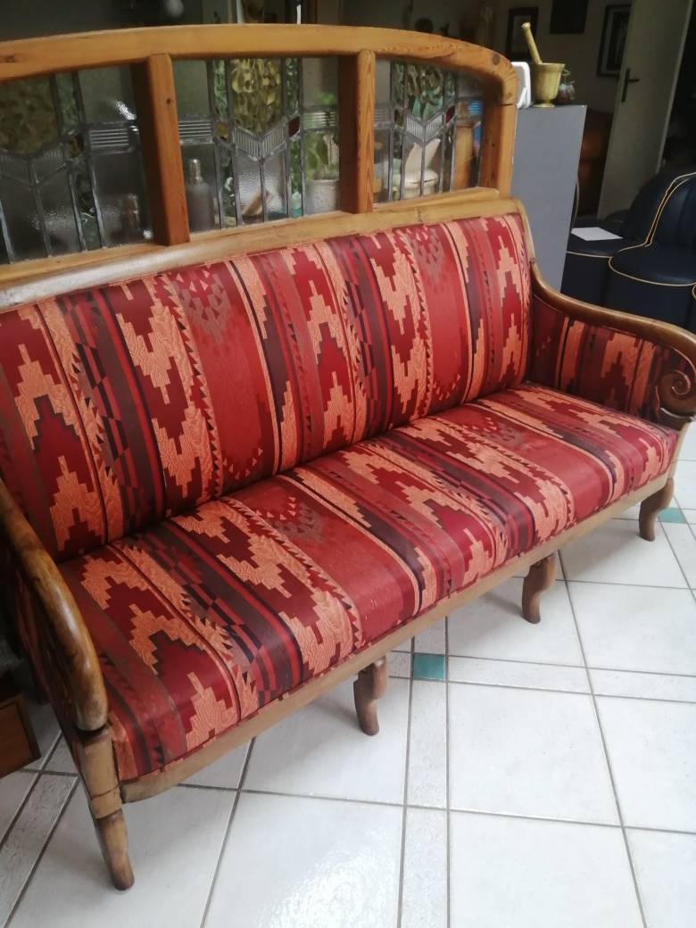 Vends canapé style bergère