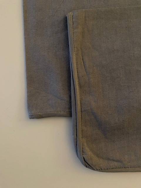 Serviettes coton coloris gris – état neuf