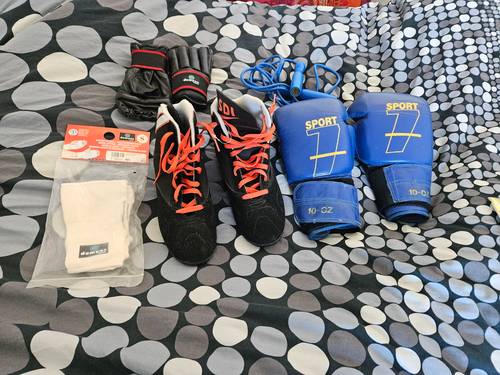 Vends ensemble boxe française