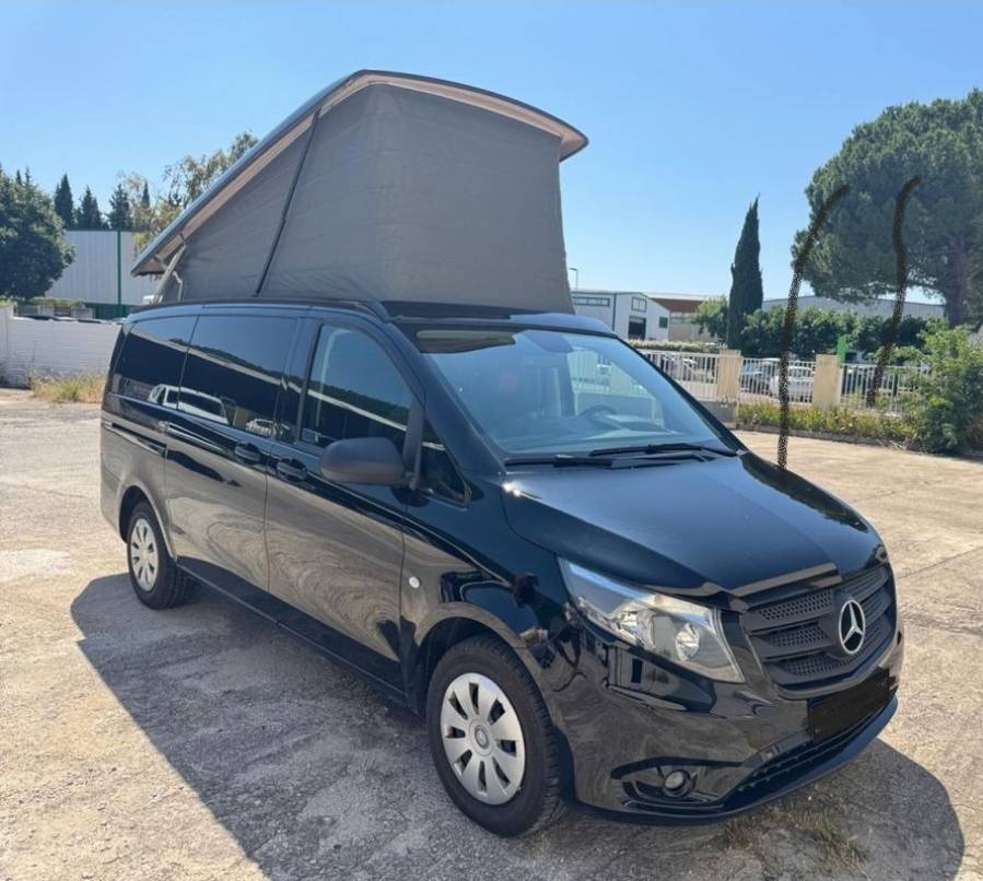 Mercedes Vito Marco Polo 2,2 cdi 163ch 2016, Westfalia, 5 places (hom 7places) 2 grands lits, cuisine arrière