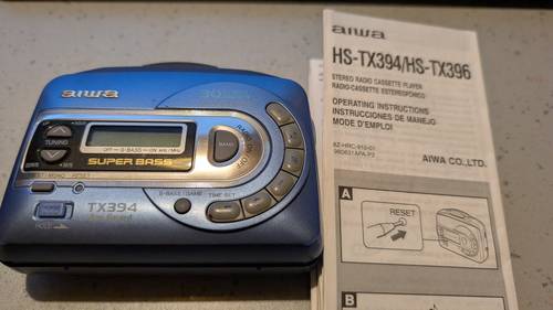 Walkman K7/radio Aiwa HS-TX394