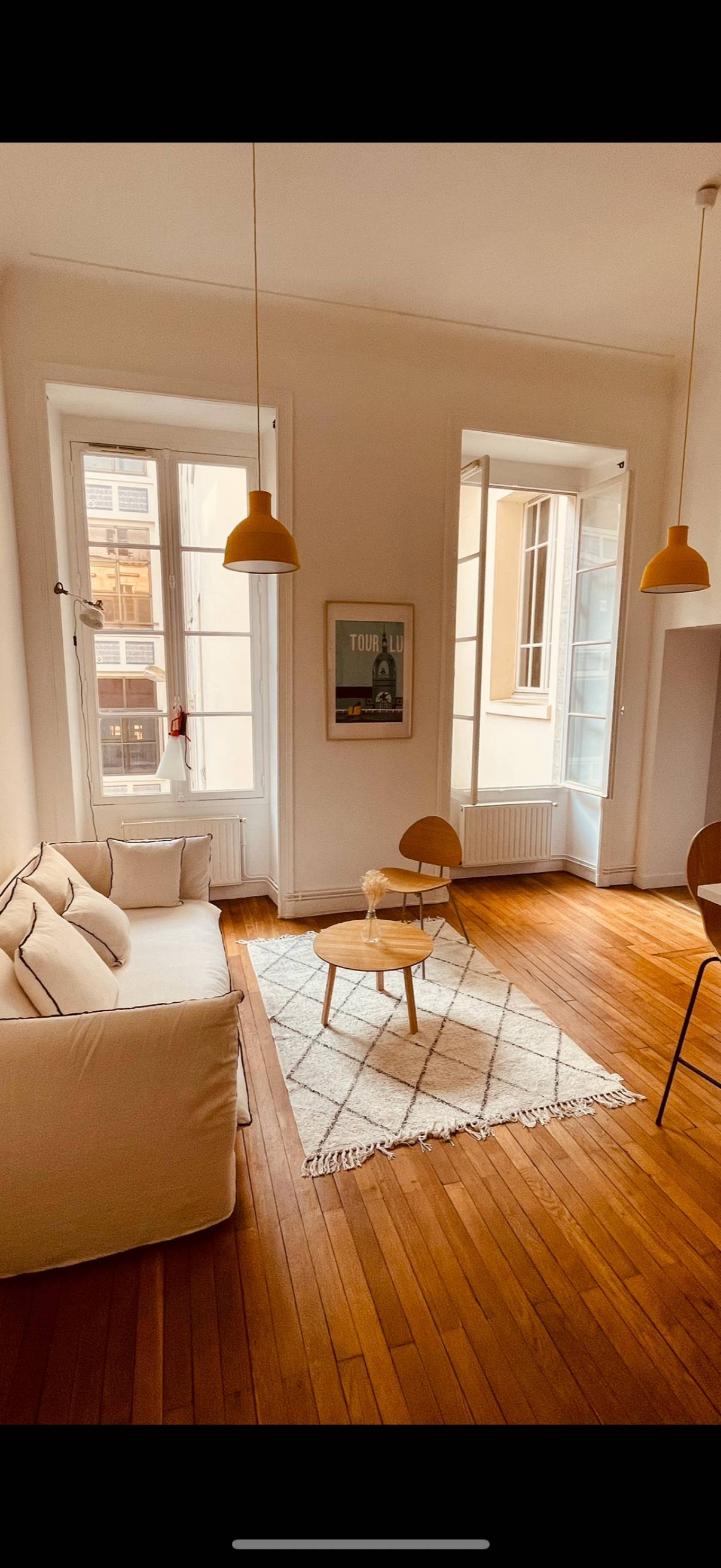 Loue T2 bis 46m² Graslin Cambronne meublé parking