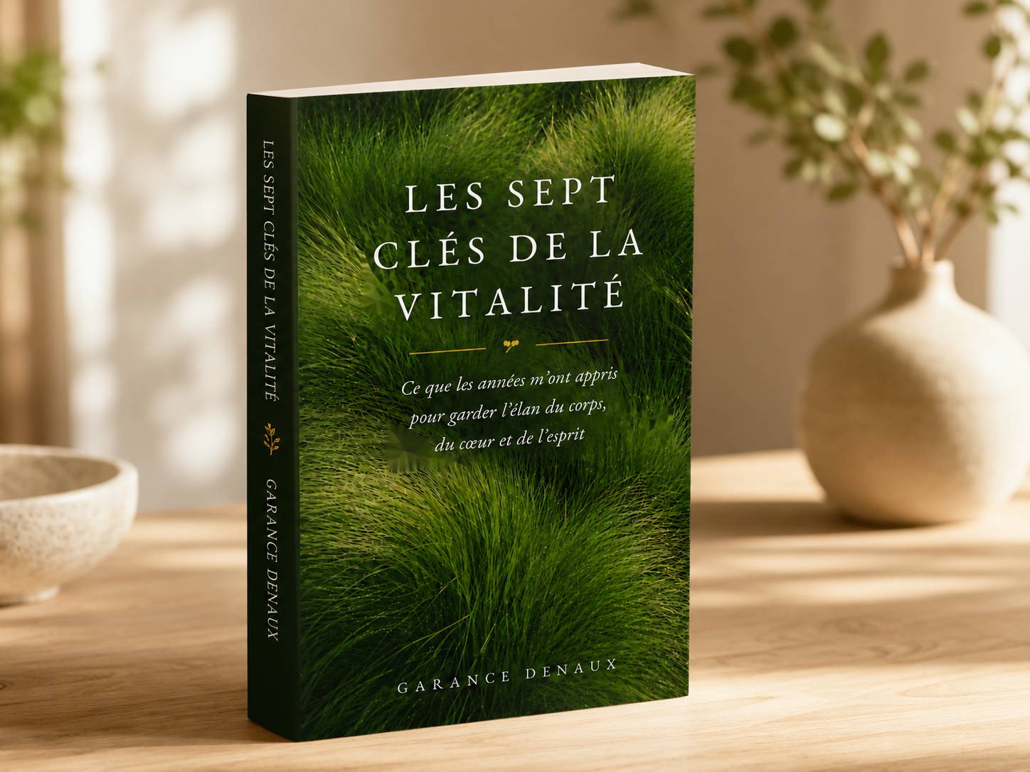 Vends "Les Sept Clés de la Vitalité" chez Amazon