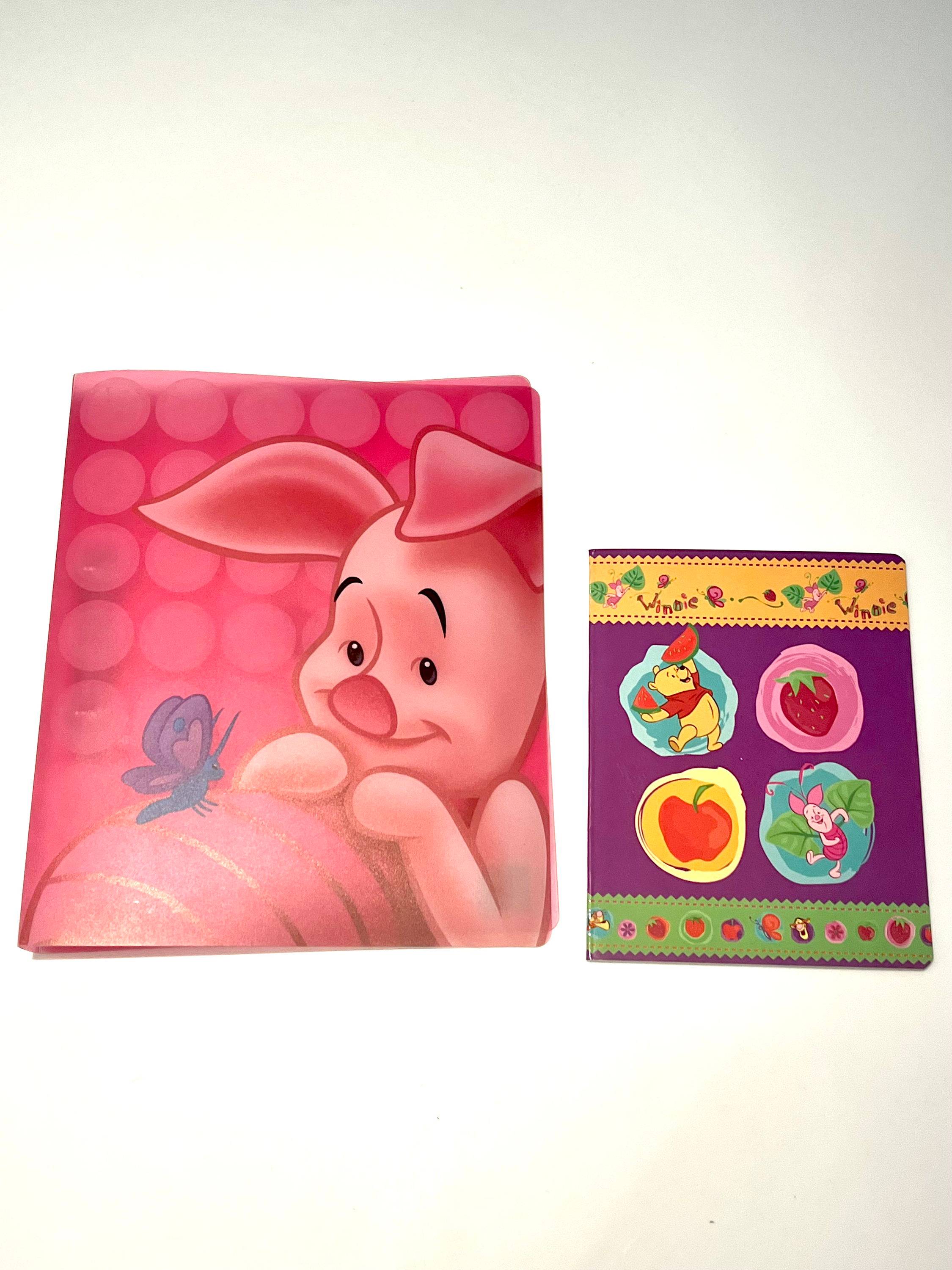 Vends classeur Porcinet et cahier Winnie neufs