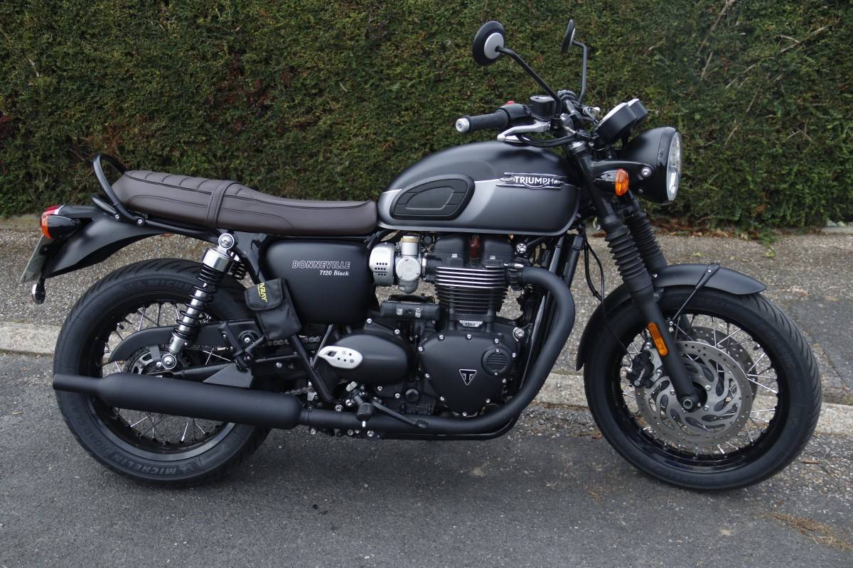 Vends Triumph Bonneville T120 Black, 2021, 6300km