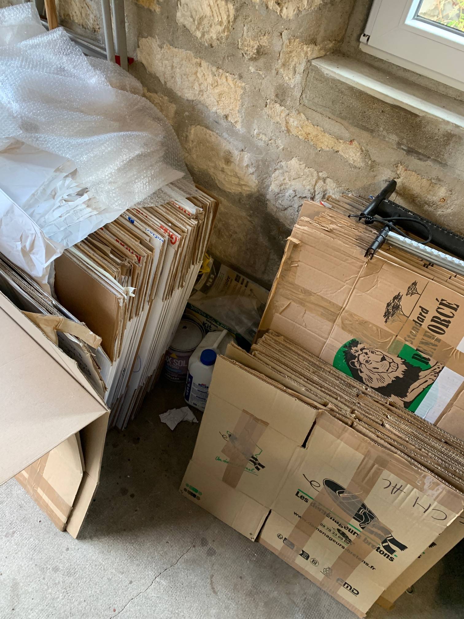 Vends cartons de déménagement