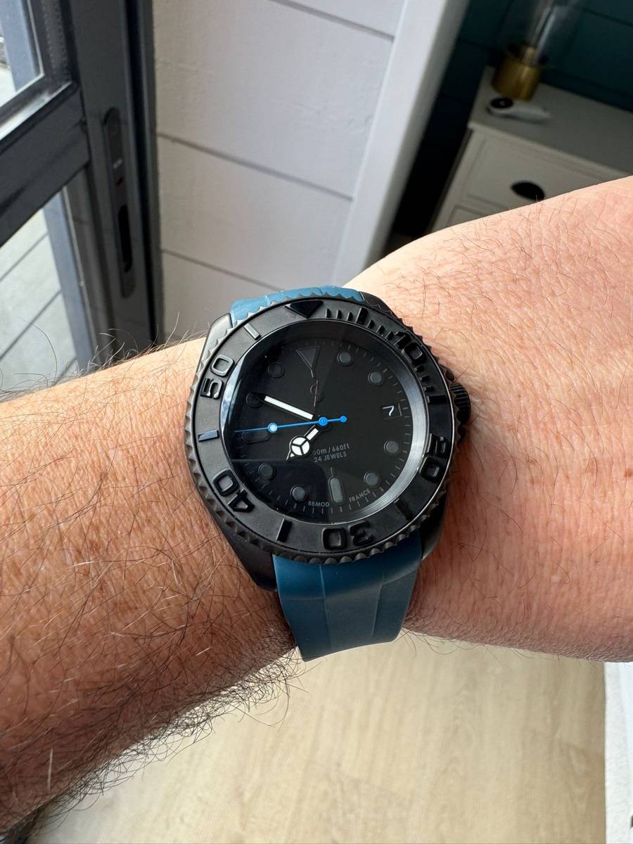 Vends montre Seiko mod BbMod lollipop black