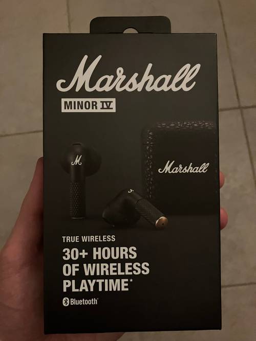 Vends écouteurs sans fil Marshall Minor IV