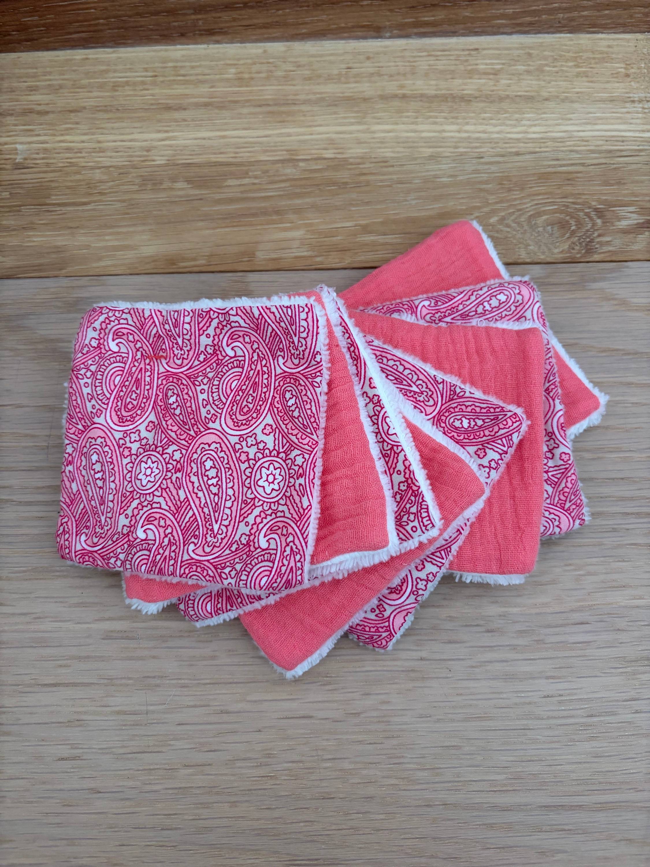 Vends lot de 8 cotons lavables